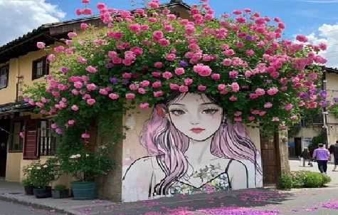 西林怎么设计网红打卡墙绘