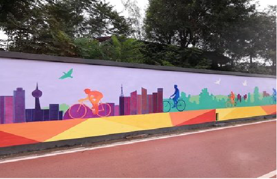 西林墙体彩绘-围墙