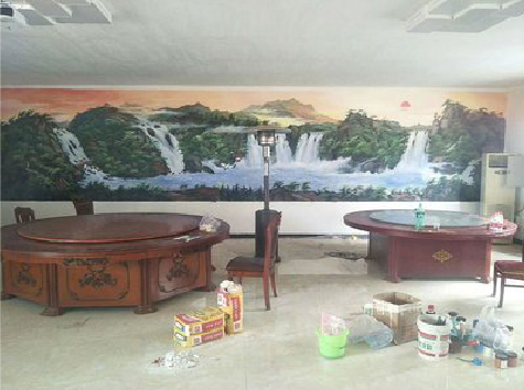 西林墙绘-写实风景