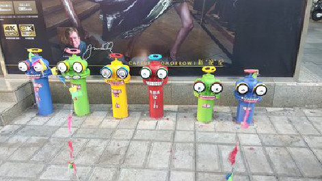 西林商业区彩绘