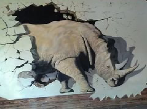 西林在墙绘中,如何绘制3D效果?