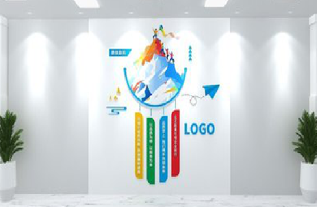 西林公司企业形象墙的工艺材料有哪些?